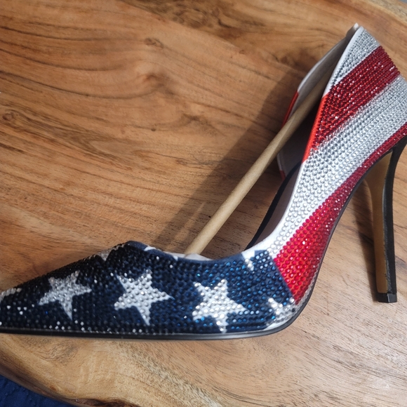 INC International Concepts Shoes - Inc Kenjay50 New American Flag Sz. 5 Heels